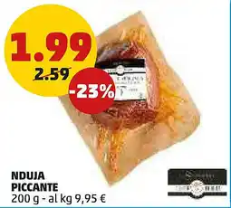 PENNY Nduja piccante offerta