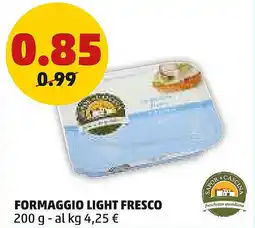 PENNY Formaggio light fresco offerta