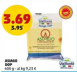 PENNY ValBontà asiago dop offerta