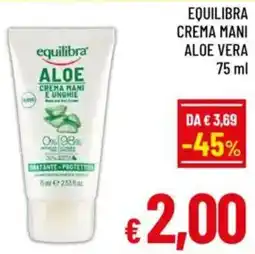 A&O Equilibra crema mani aloe vera offerta