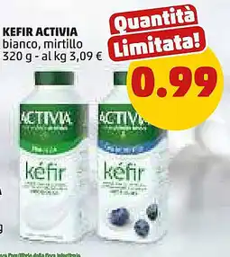 PENNY KEFIR ACTIVIA bianco, mirtillo offerta