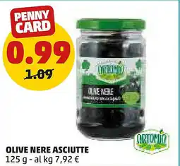 PENNY Olive nere asciutte offerta