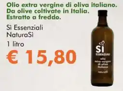 NaturaSì Olio extra vergine di oliva italiano. offerta