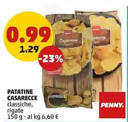 PENNY Penny patatine casarecce classiche, rigate offerta