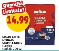 PENNY Cialde caffè lavazza crema e gusto classico offerta