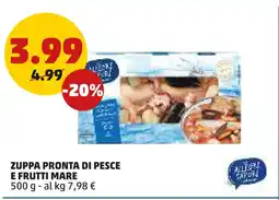 PENNY Zuppa pronta di pesce e frutti mare offerta