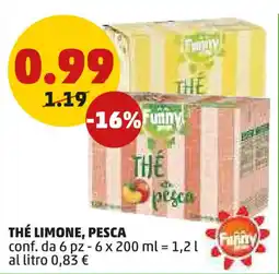 PENNY Thé limone, pesca offerta