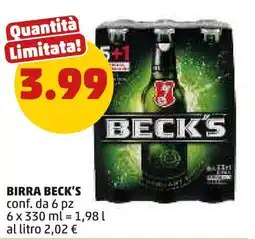PENNY Birra BECK'S offerta