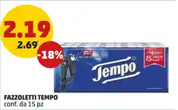 PENNY Fazzoletti TEMPO offerta