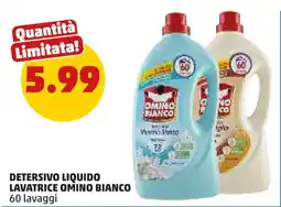 PENNY Detersivo liquido lavatrice OMINO BIANCO offerta