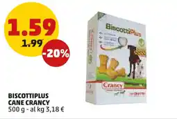 PENNY Biscottiplus cane CRANCY offerta