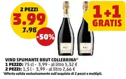 PENNY Vino spumante brut collebrina offerta