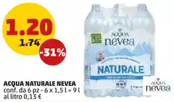 PENNY Acqua naturale NEVEA offerta