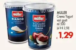 Despar MULLER Crema Yogurt vari gusti offerta