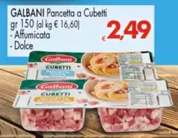 Despar GALBANI Pancetta a Cubetti offerta