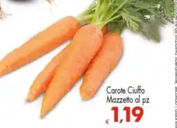 Despar Carote Ciuffo Mazzetto offerta