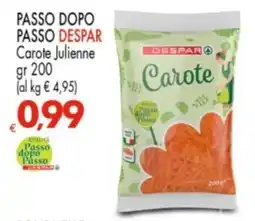 Despar PASSO DOPO PASSO DESPAR Carote Julienne offerta