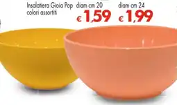 Despar Insalatiera Gioia Pop colori assortiti offerta