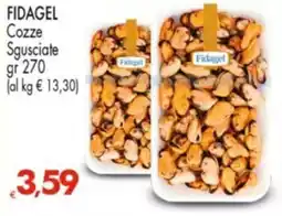 Despar FIDAGEL Cozze Sgusciate offerta