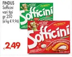 Despar FINDUS Sofficini vari tipi offerta