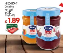 Despar HERO LIGHT Confettura vari gusti offerta