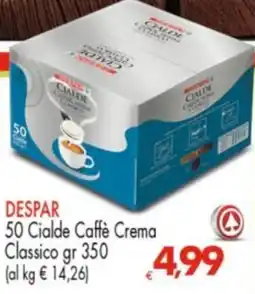 Despar DESPAR 50 Cialde Caffè Crema Classico offerta