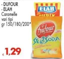 Despar - DUFOUR - ELAH Caramelle vari tipi offerta