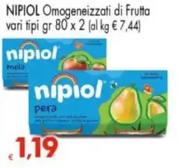 Despar NIPIOL Omogeneizzati di Frutta vari tipi offerta