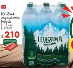Despar LEVISSIMA Acqua Minerale Naturale offerta