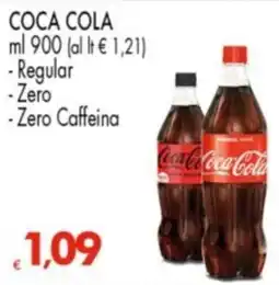 Despar COCA COLA-Regular -Zero -Zero Caffeina offerta
