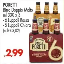 Despar PORETTI Birra Doppio Malto offerta