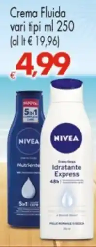 Despar Crema Fluida vari tipi NIVEA offerta