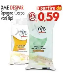 Despar XME DESPAR Spugna Corpo vari tipi offerta