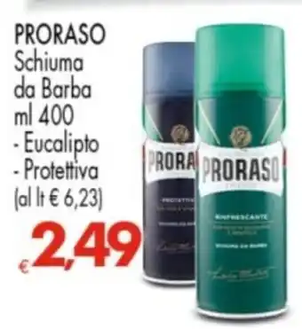 Despar PRORASO Schiuma da Barba offerta