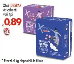 Despar XME DESPAR Assorbenti vari tipi offerta