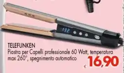 Despar TELEFUNKEN Piastra per Capelli professionale 60 Watt offerta