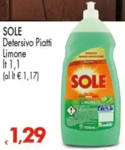 Despar SOLE Detersivo Piatti Limone offerta