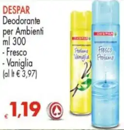 Despar DESPAR Deodorante per Ambienti offerta