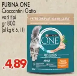 Despar PURINA ONE Croccantini Gatto vari tipi offerta