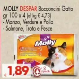 Despar MOLLY DESPAR Bocconcini Gatto offerta