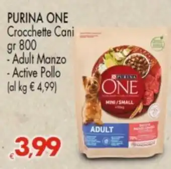 Despar PURINA ONE Crocchette Cani offerta