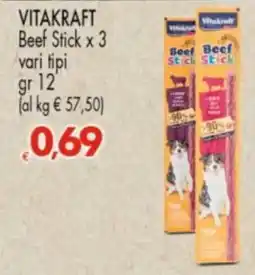 Despar VITAKRAFT Beef Stick x 3 vari tipi offerta