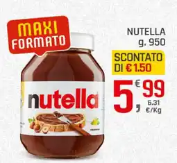 Supermercati Dok Nutella offerta