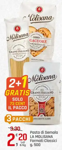 Supermercati Dok Pasta di semola la molisana formati classici offerta
