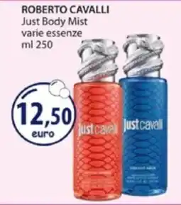 Acqua & Sapone ROBERTO CAVALLI Just Body Mist varie essenze offerta