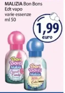 Acqua & Sapone MALIZIA Bon Bons Edt vapo varie essenze offerta