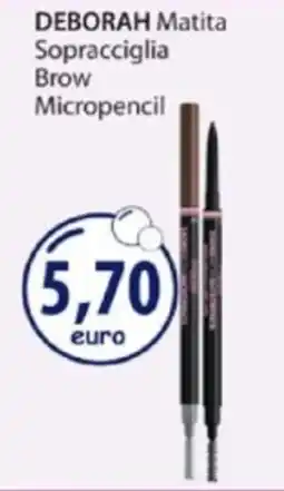 Acqua & Sapone DEBORAH Matita Sopracciglia Brow Micropencil offerta