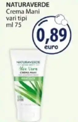 Acqua & Sapone NATURAVERDE Crema Mani vari tipi offerta