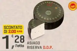 Supermercati Dok Asiago riserva d.o.p. offerta