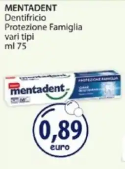 Acqua & Sapone MENTADENT Dentifricio Protezione Famiglia vari tipi offerta